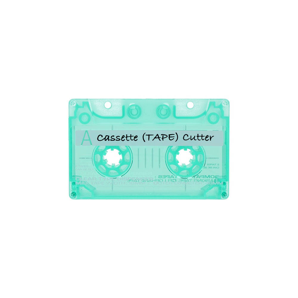 カセットテープカッター クリアミント