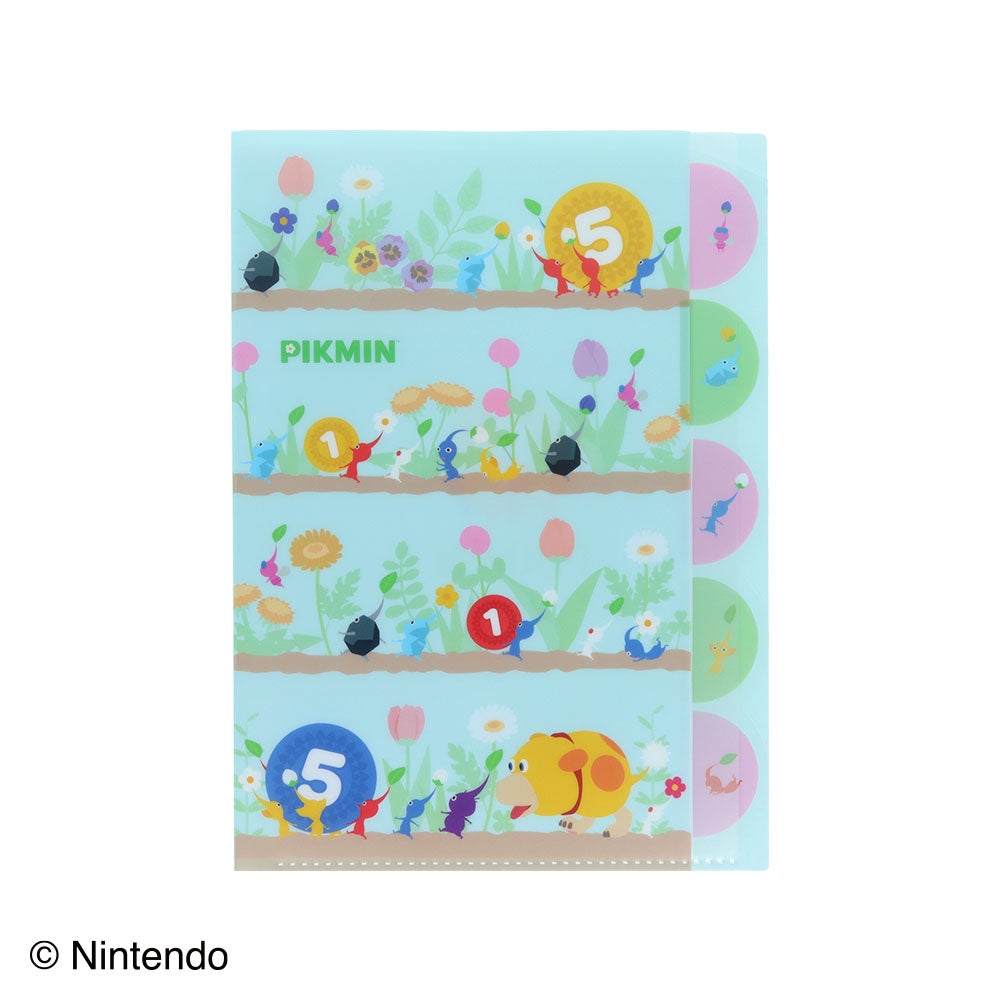 ダイカットクリアファイル5P ピクミン はこぶ