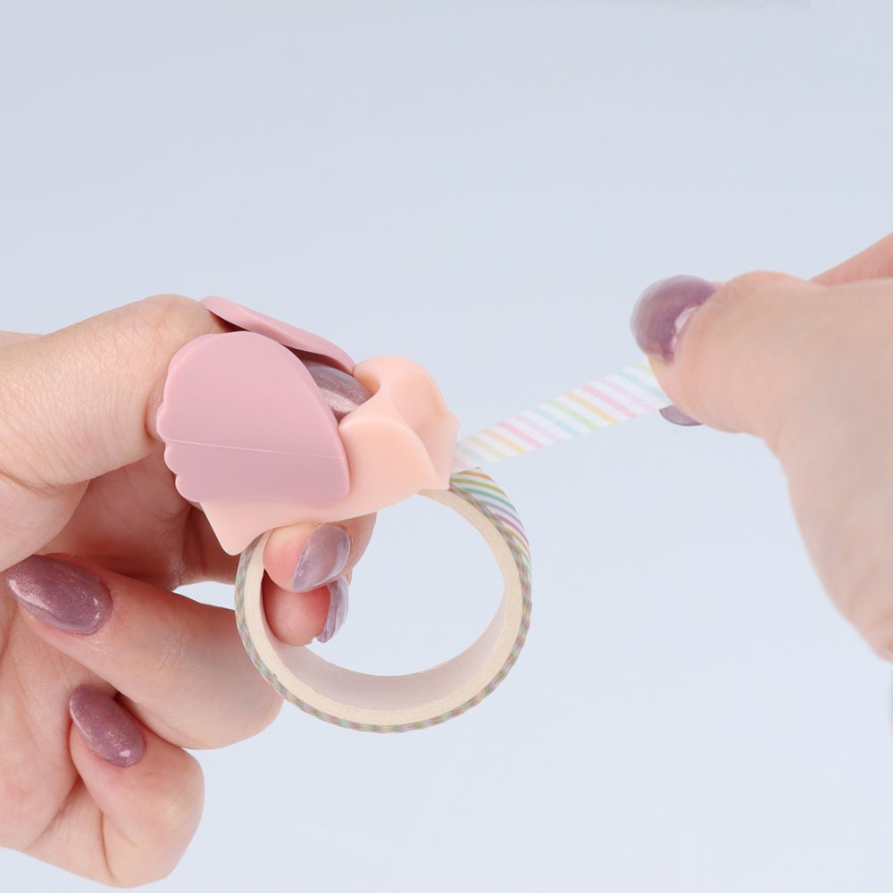 マスキングテープカッター kiritoRING(キリトリング)ピンク