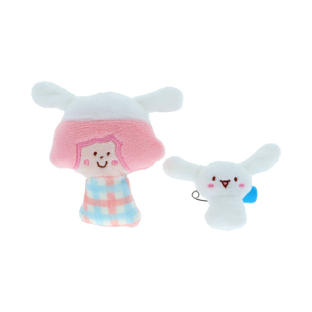 ぬいぐるみバッジ mizutama×SC2 シナモロール