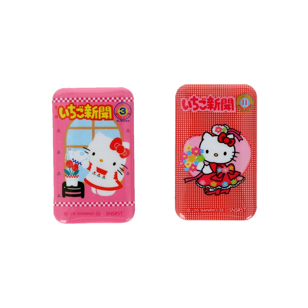 缶バッジ2コセット SA いちご新聞 A