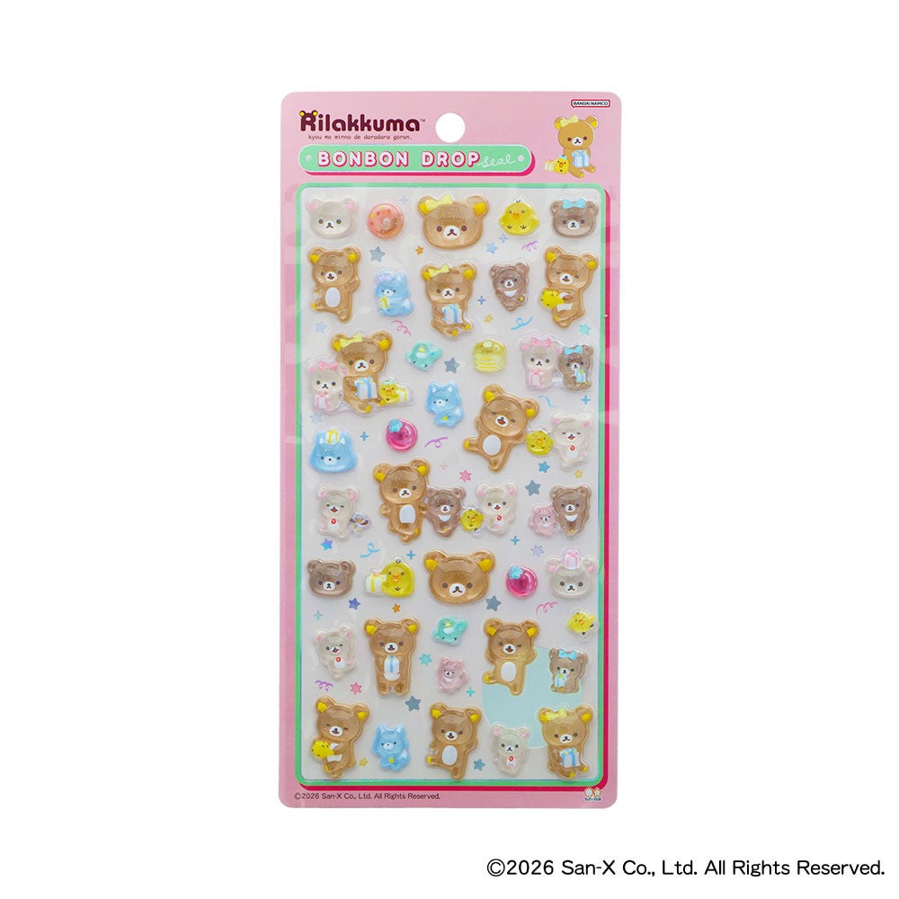 ボンボンドロップシール リラックマ 2枚セット 商品画像2
